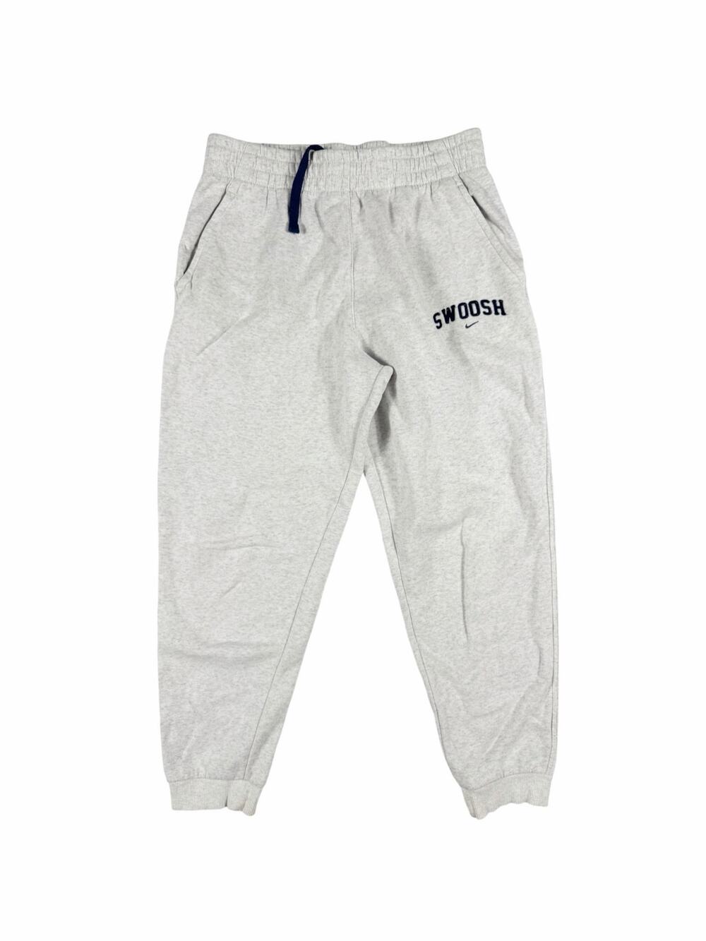 Nike Swoosh Boys Cropped Fleece Sweatpants Gray XL 18-20
